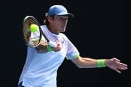 Alex de Minaur during the 2023 Australian Open